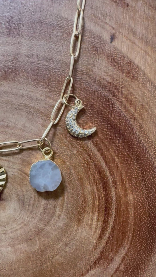 the Stargazer Charm Necklace